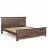Madhvi Solid Wood King Size Bed Without Storage Bed In Provincial Teak Finish