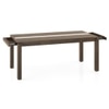 Atlas Crest Storage Solid Wood 6 Seater Dining Table In Danish Walnut Finish