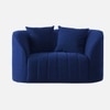 Baiwang Fabric Sofa (Navy Blue)