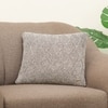 Tagus Grey Cotton Knitted Cushion Cover 16X16 Inches