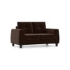 Edward 2 Seater Fabric Sofa in Dark Earth Colour