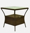 Geelong Wicker Table And Chair Set  Brown Beige Dual Ton Finish