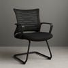 Kepler Brooks Dazzle Visitor Chair in Black Colour