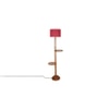 Ivana Pink Cotton Shade Floor Lamp