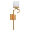 Corvina Single Light Metal and Glass Wall Light