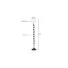 Blair Black Cotton Shade Floor Lamp