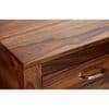 Elder Sheesham Wood Console Table in Teak Finish