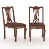 James Solid Wood Dining Chair in Urban Teak Finish