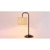 Vanessa White Jute Shade Iron Table Lamp
