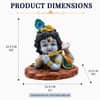 Devotional Lotus Bliss Gopal Statue in Multicolor Colour