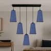 Devansh Solid Wood Electric Wall Light in Brown Colour with Multi Shade Count of 1 Light