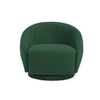 Lorna Fabric Accent Chair in Green Colour