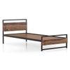 Nerja Non Storage Single Bed In Teak Finish
