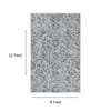 Neulooms Handloom Knotted Reversible Flatweave Area Rug Olive Green or Ivory 9x12