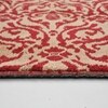 Multicolor Traditional Machine Made Polyester 4 X 6 Feet Carpet