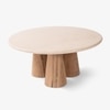 Hump Solid Wood Coffee Table in Brown Colour