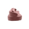 Henry Velvet 3 Seater Sofa Peach color