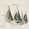 W-Neptune Abstract Metal Wall Decor in Multicolor Set of 1