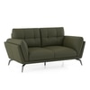 Vetra 2 Seater Leather Sofa In Olive