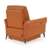 Orchard One Seater Motorized Leather Recliner in Savana Tan Brown Colour
