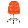 Beautiful Leatherette Dining Chair in Orange Colour
