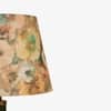 Flora Handicrafted Table Lamp in Green and Printed Colour
