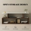 Bluewud Victor Engineered Wood Tvcabinet In Brown Maple & White Finish
