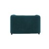 Homro Velvet 1 Seater Sofa in T Blue Colour