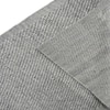 Texture Wool Rectangle Carpets Hand Knotted in Grey Colour