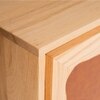 Luna Solid Wood TV Unit in Brown Colour