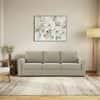 Apollo Compact 3 Seater Fabric Sofa in Oyster Beige Colour