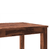 Arabia Solid Wood 4 Seater Storage Dining Table In Teak Finish