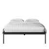 Pinner Metal Non Storage Queen Bed in Satin Black Finish