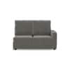 Apollo Sofa (Colour : Ash Grey Velvet, Cushion : Soft, Back Type : High Back, Seating Capacity : Left Aligned 2 Seater + Left Aligned Chaise)
