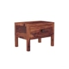 Rama Solid Wood Bedside Table in Teak Finish