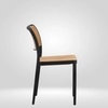 Kepler Brooks Zen Cafeteria Dining Chair in Black Colour