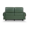 Vivian Two Seater Motorized Leather Recliner in Hunter Green Colour