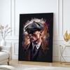 The Castle Decor Vintage Gentleman Portrait Wall Art Framed Painting 20x30 Inch
