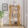 Hexa Engineered Wood Bookshelf Multipurpose Storage Rack in Giant Wood and Frosty White