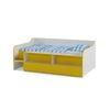 Bumblebee Engineered Wood Box Storage Bed in Yellow Colour