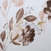 White Floral 400 Tc Cotton Flat Super King Size Bedsheet With 2 Pillow Cover