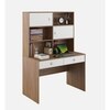 Albert Study Table Exotic Teak & Frosty White