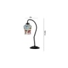 Multicolor Mosaic Glass Curvy Table lamp with Iron Base (EN24)