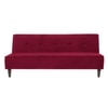 Palermo 3 Seater Sofa Cum Bed In Maroon Colour