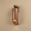 Cedar Brown Solid Wood Wall Lights