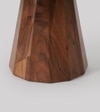 Tiffey Solid Wood Coffee Table In Dark Brown Finish