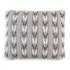Margot Grey Cotton Cushion Cover 16X16  Inches