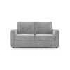 Apollo Compact 2 Seater Fabric Sofa in Granite Weave Colour
