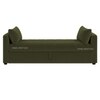 Jedlo Velvet 2 Seater Ottoman Bench with Storage  in Olive Green  Color