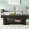 Piante Solid Wood Coffee Table In Mahogany Finish